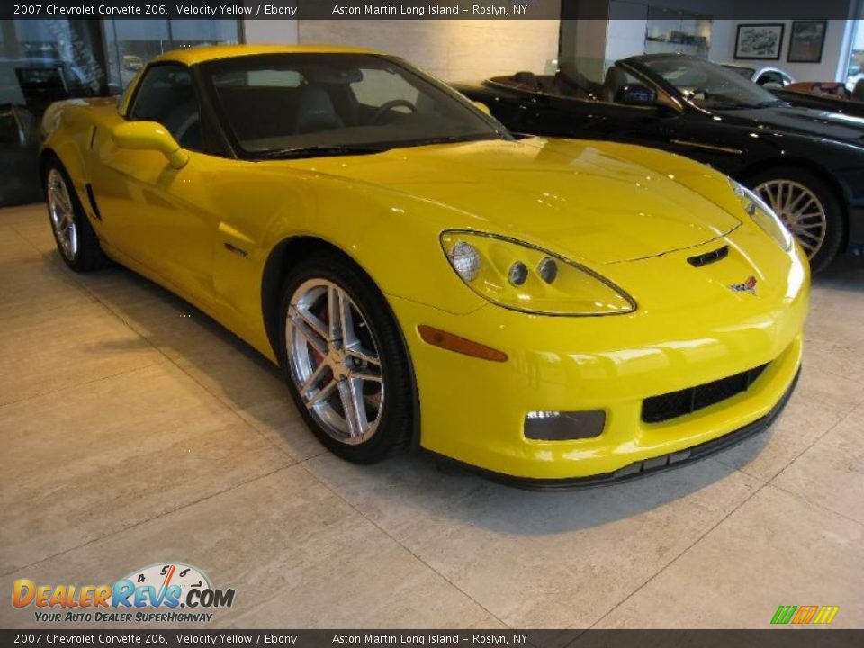 2007 Chevrolet Corvette Z06 Velocity Yellow / Ebony Photo #1