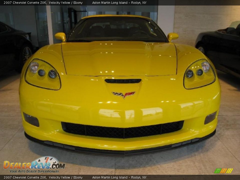 2007 Chevrolet Corvette Z06 Velocity Yellow / Ebony Photo #2