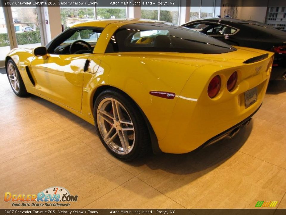 2007 Chevrolet Corvette Z06 Velocity Yellow / Ebony Photo #4