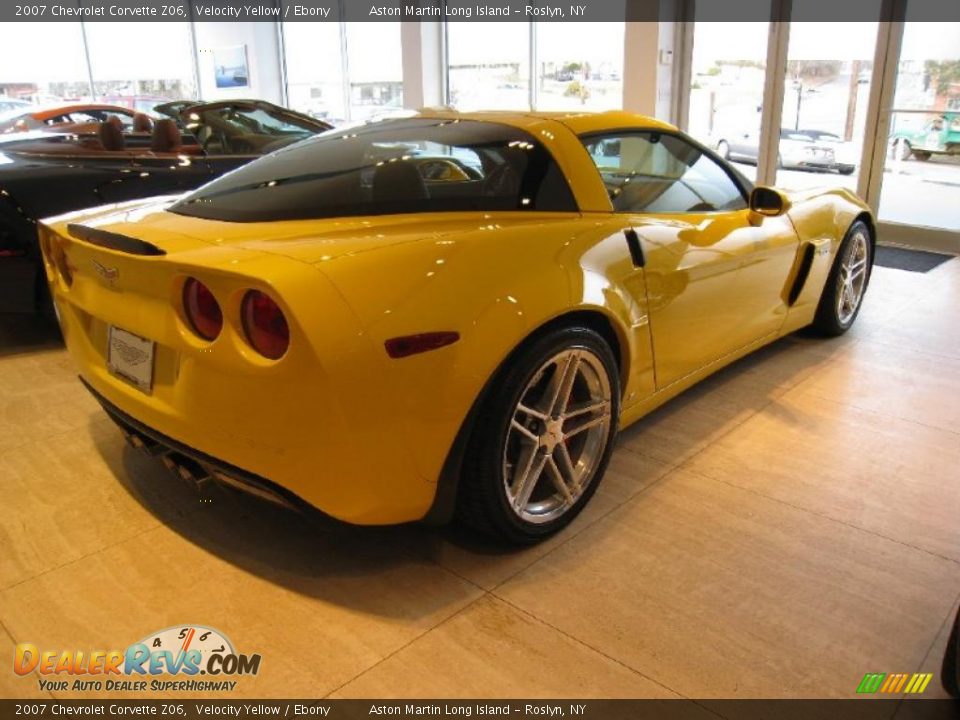 2007 Chevrolet Corvette Z06 Velocity Yellow / Ebony Photo #5