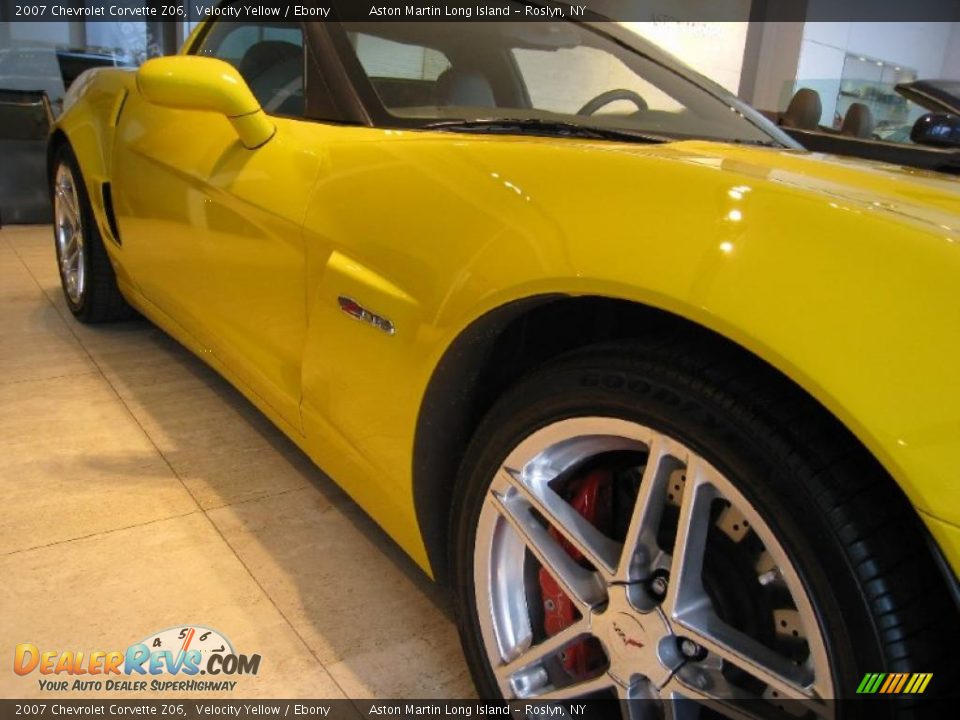 2007 Chevrolet Corvette Z06 Velocity Yellow / Ebony Photo #6