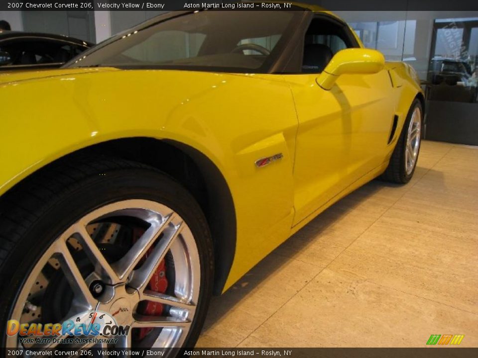2007 Chevrolet Corvette Z06 Velocity Yellow / Ebony Photo #7
