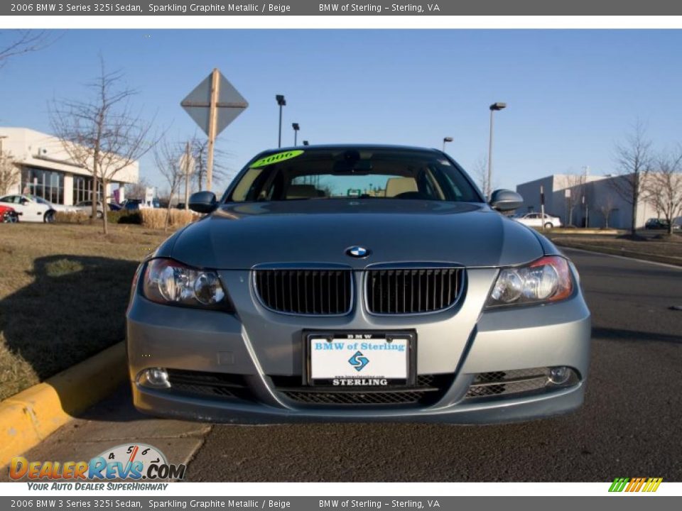 2006 BMW 3 Series 325i Sedan Sparkling Graphite Metallic / Beige Photo #1