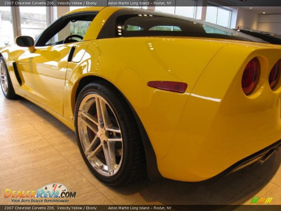 2007 Chevrolet Corvette Z06 Velocity Yellow / Ebony Photo #8
