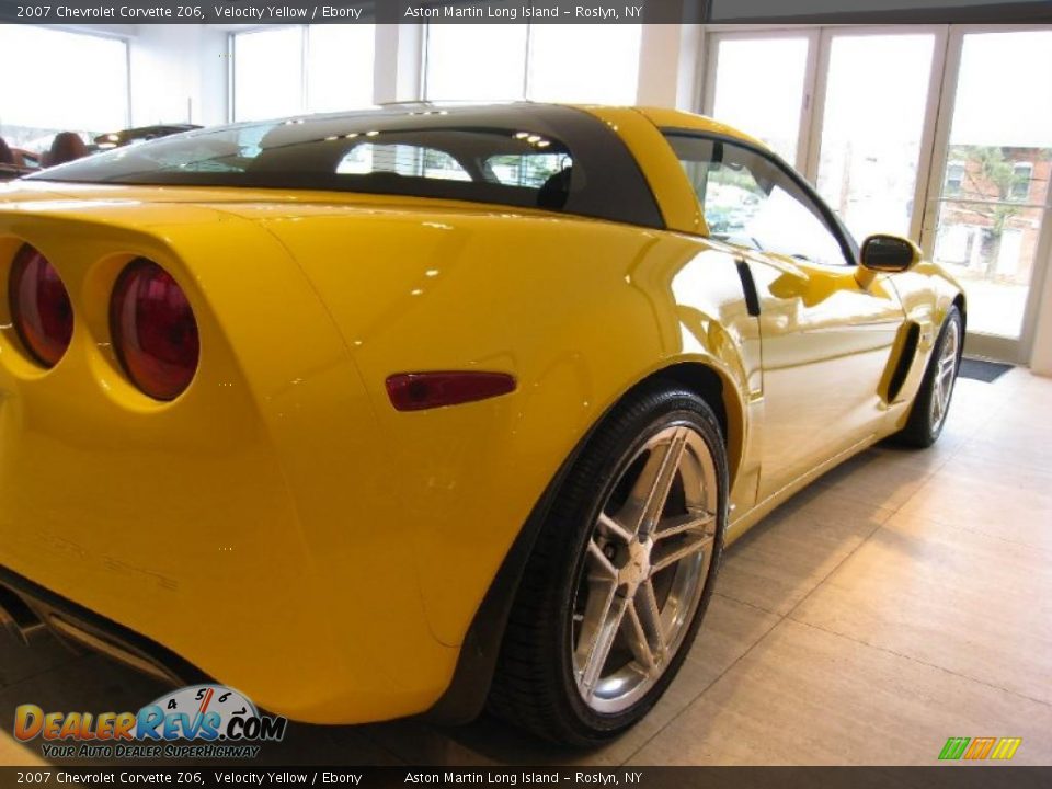 2007 Chevrolet Corvette Z06 Velocity Yellow / Ebony Photo #9