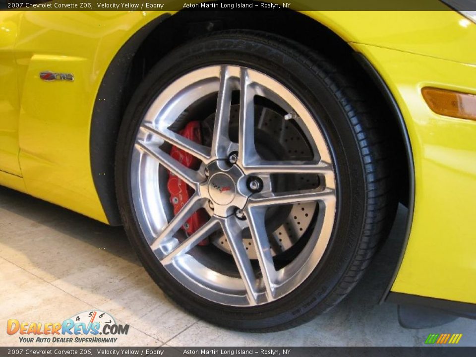 2007 Chevrolet Corvette Z06 Velocity Yellow / Ebony Photo #10