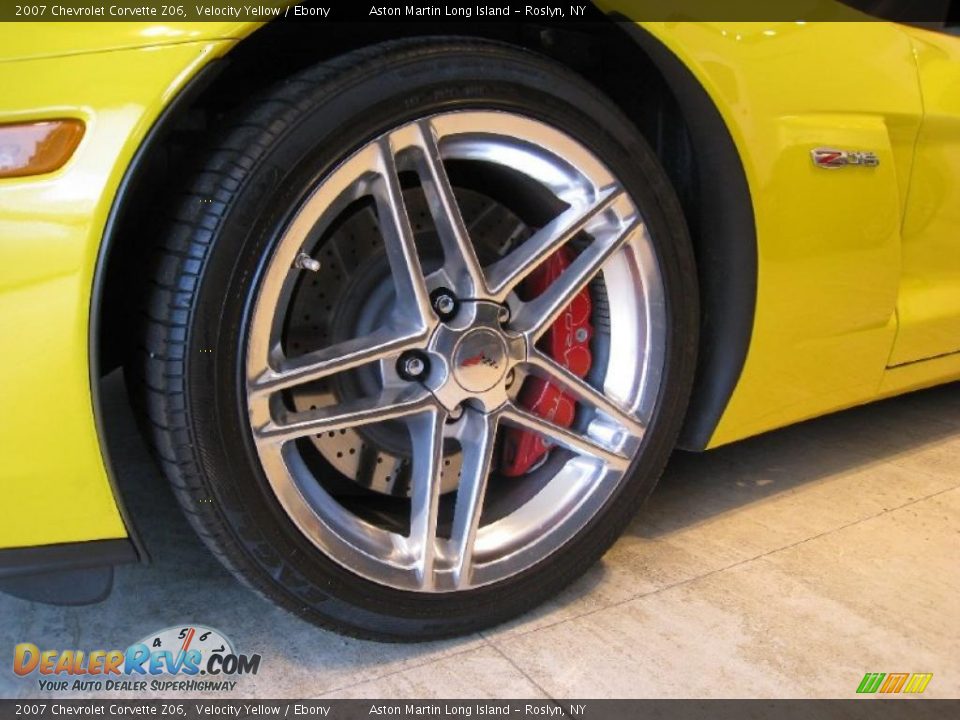 2007 Chevrolet Corvette Z06 Velocity Yellow / Ebony Photo #11