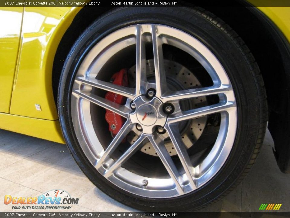 2007 Chevrolet Corvette Z06 Velocity Yellow / Ebony Photo #12