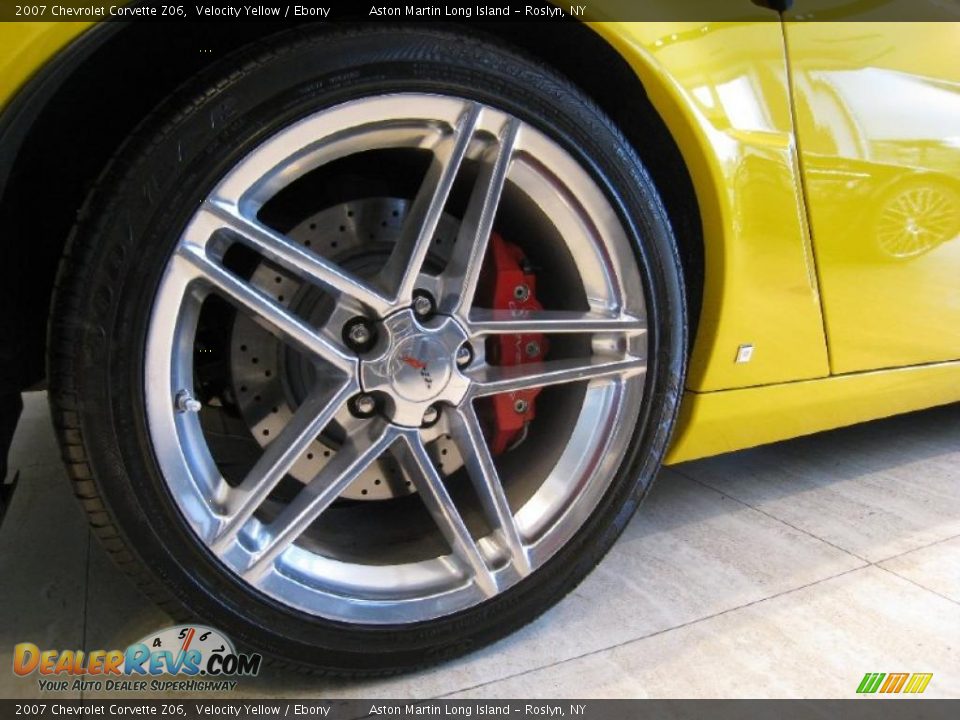 2007 Chevrolet Corvette Z06 Velocity Yellow / Ebony Photo #13