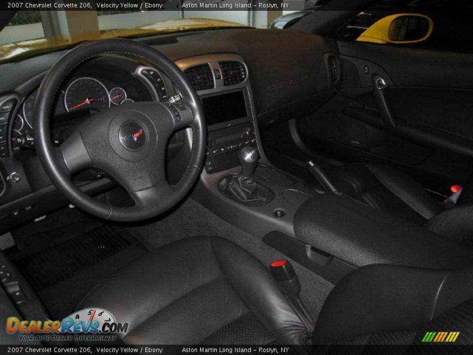 2007 Chevrolet Corvette Z06 Velocity Yellow / Ebony Photo #14