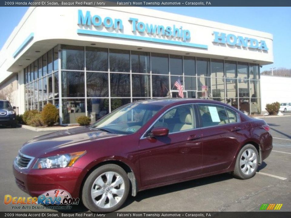 2009 Honda Accord EX Sedan Basque Red Pearl / Ivory Photo #1