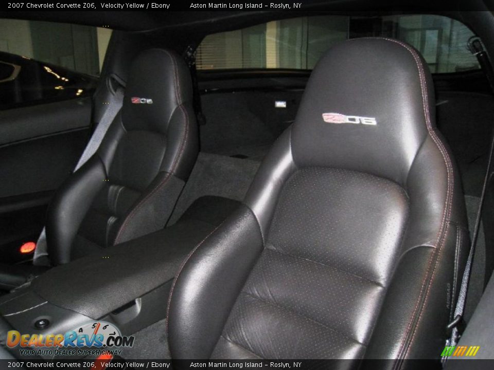 2007 Chevrolet Corvette Z06 Velocity Yellow / Ebony Photo #16