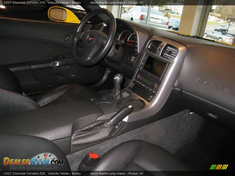 2007 Chevrolet Corvette Z06 Velocity Yellow / Ebony Photo #17