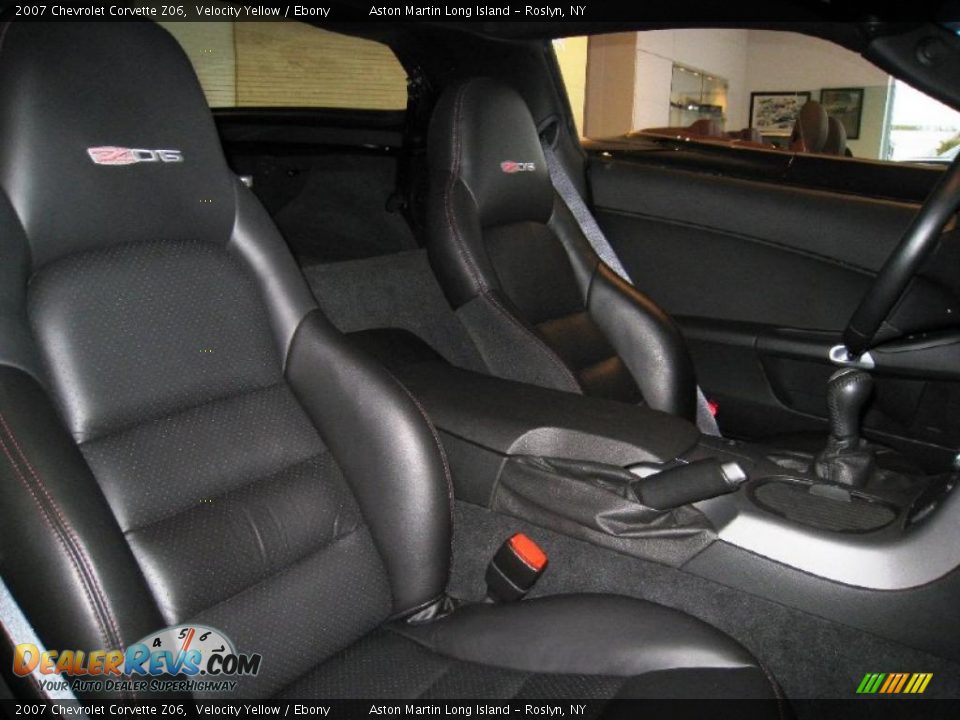 2007 Chevrolet Corvette Z06 Velocity Yellow / Ebony Photo #19