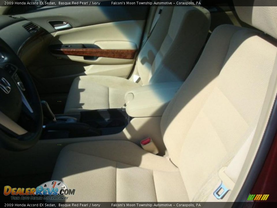 2009 Honda Accord EX Sedan Basque Red Pearl / Ivory Photo #8