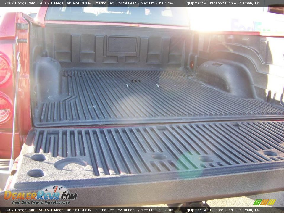 2007 Dodge Ram 3500 SLT Mega Cab 4x4 Dually Inferno Red Crystal Pearl / Medium Slate Gray Photo #6