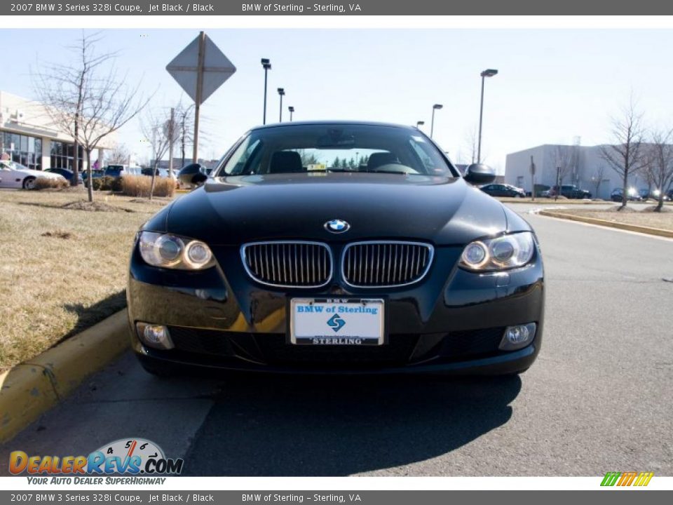 2007 BMW 3 Series 328i Coupe Jet Black / Black Photo #1