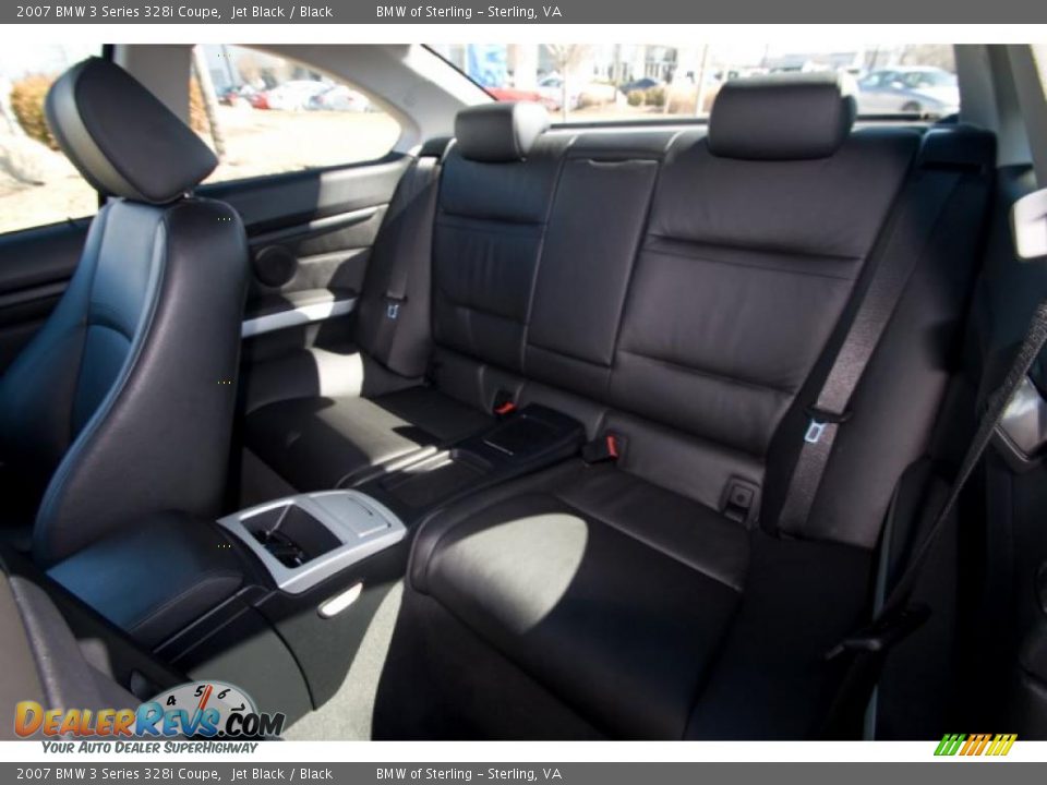2007 BMW 3 Series 328i Coupe Jet Black / Black Photo #12