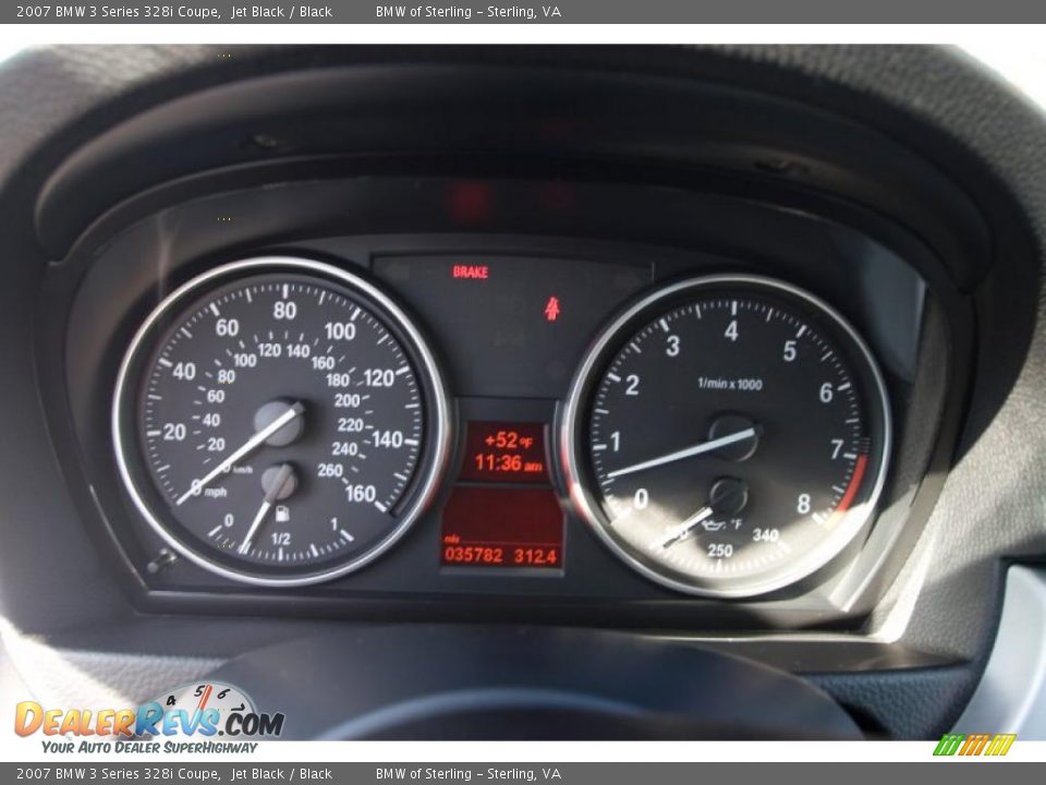 2007 BMW 3 Series 328i Coupe Jet Black / Black Photo #14
