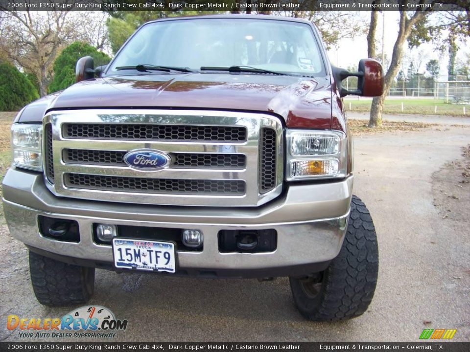 2006 Ford F350 Super Duty King Ranch Crew Cab 4x4 Dark Copper Metallic / Castano Brown Leather Photo #1