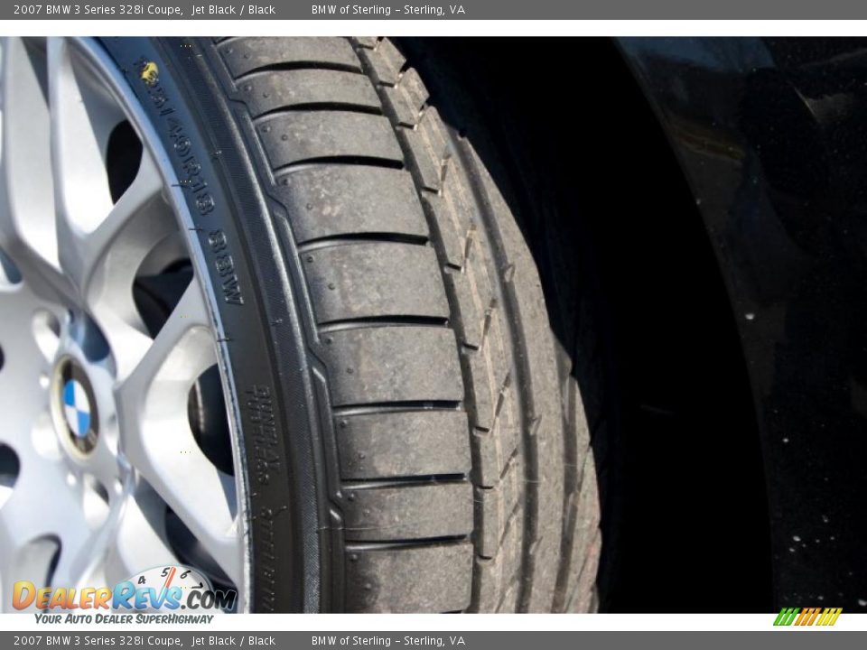 2007 BMW 3 Series 328i Coupe Jet Black / Black Photo #16