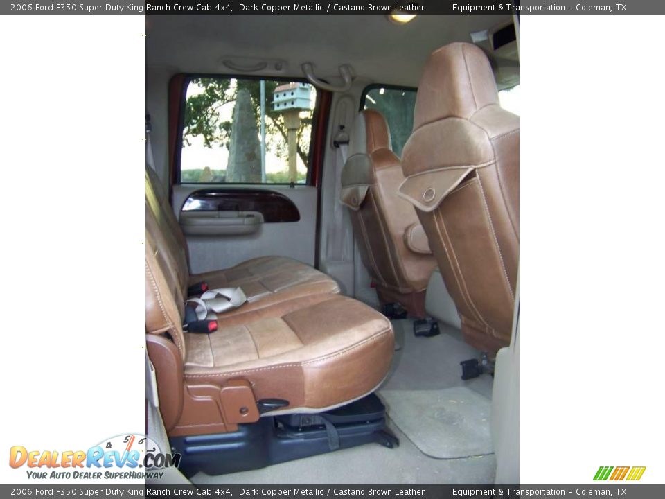 2006 Ford F350 Super Duty King Ranch Crew Cab 4x4 Dark Copper Metallic / Castano Brown Leather Photo #7