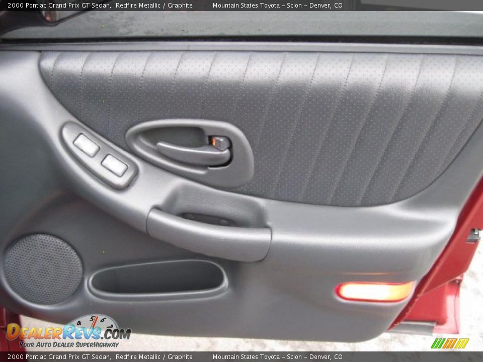 2000 Pontiac Grand Prix GT Sedan Redfire Metallic / Graphite Photo #8