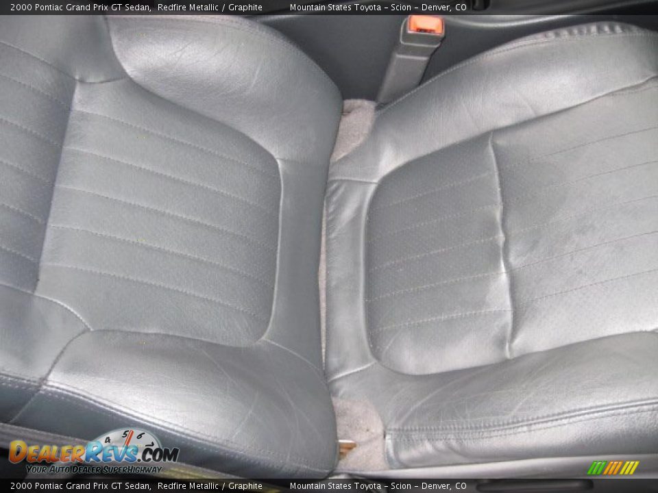 2000 Pontiac Grand Prix GT Sedan Redfire Metallic / Graphite Photo #12