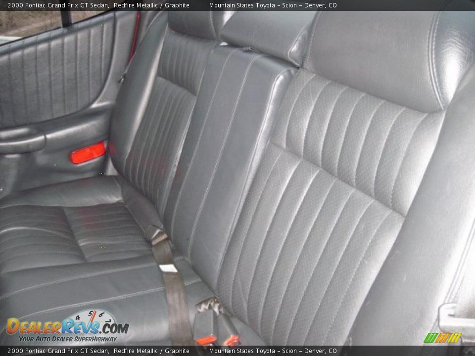 2000 Pontiac Grand Prix GT Sedan Redfire Metallic / Graphite Photo #13