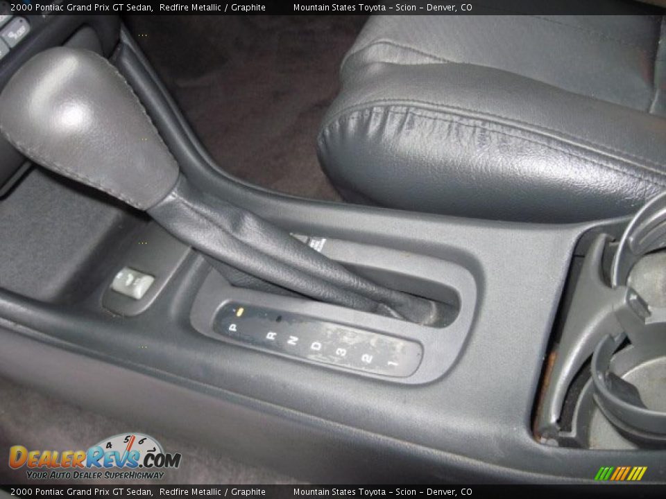 2000 Pontiac Grand Prix GT Sedan Redfire Metallic / Graphite Photo #18
