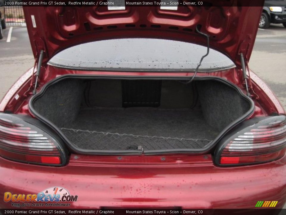 2000 Pontiac Grand Prix GT Sedan Redfire Metallic / Graphite Photo #22
