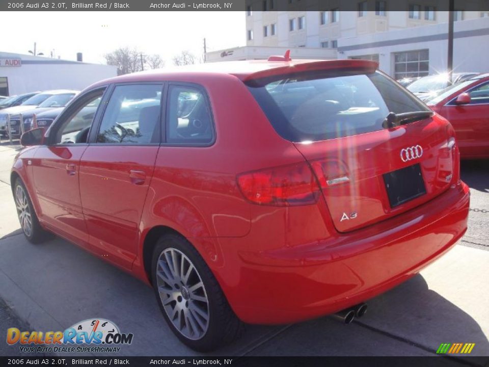 2006 Audi A3 2.0T Brilliant Red / Black Photo #3