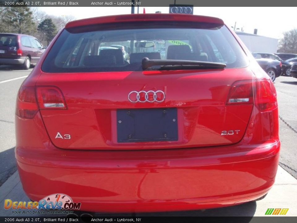 2006 Audi A3 2.0T Brilliant Red / Black Photo #4