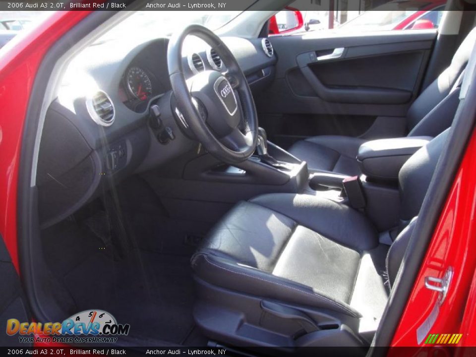 2006 Audi A3 2.0T Brilliant Red / Black Photo #9