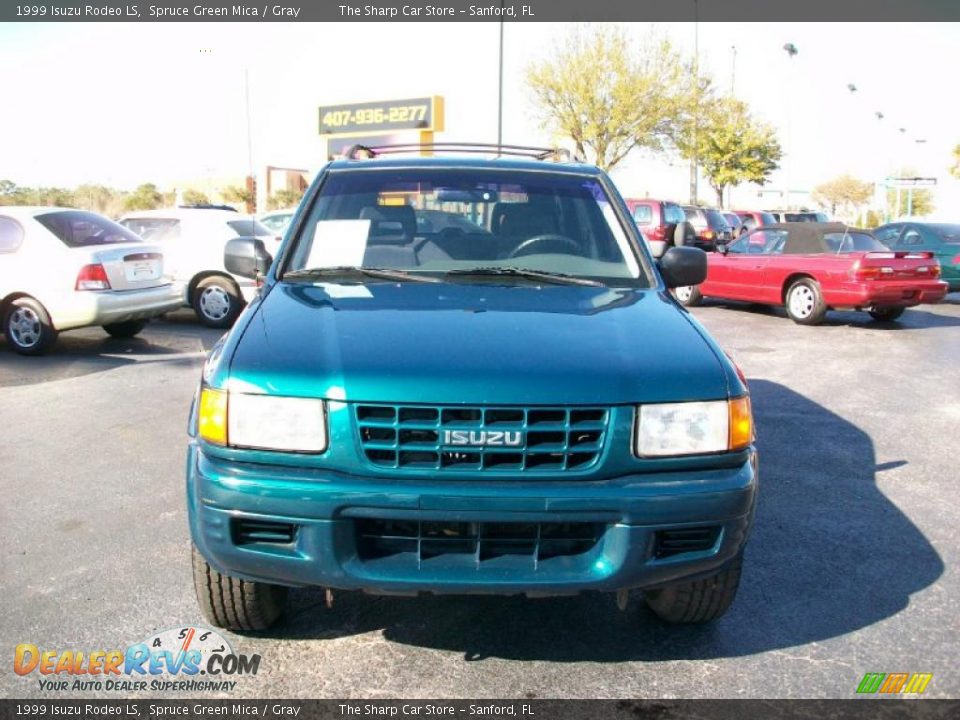 1999 Isuzu Rodeo LS Spruce Green Mica / Gray Photo #2