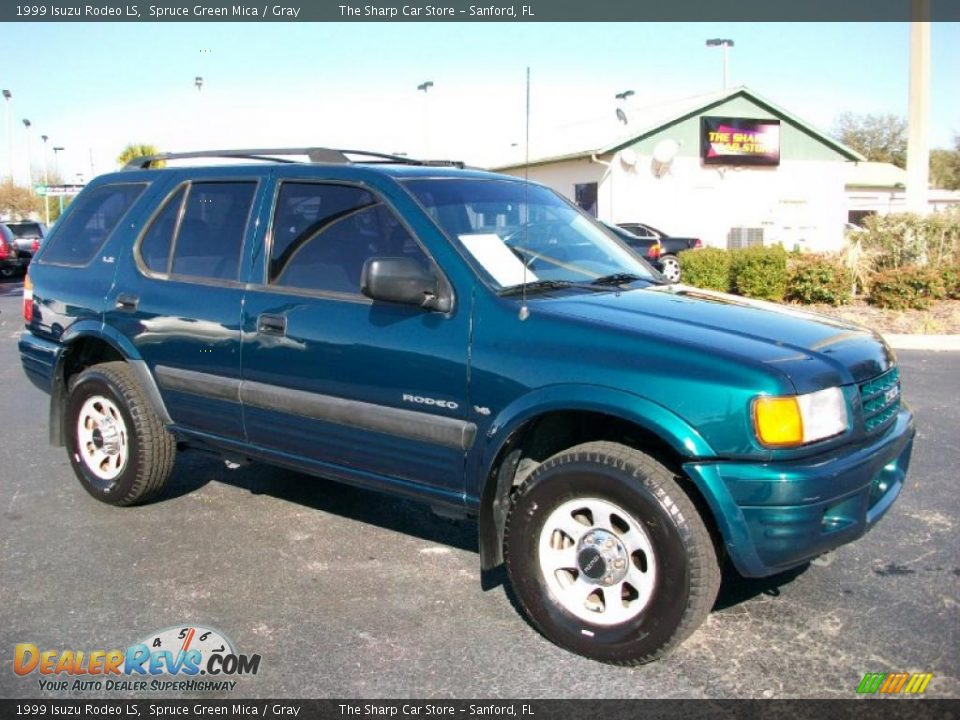 1999 Isuzu Rodeo LS Spruce Green Mica / Gray Photo #3