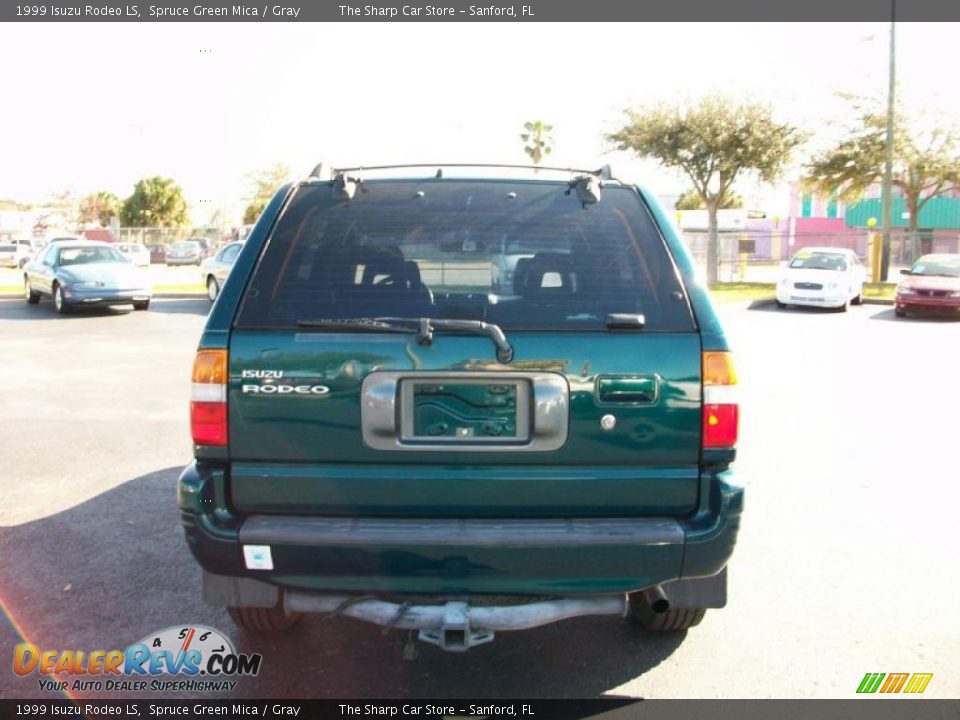 1999 Isuzu Rodeo LS Spruce Green Mica / Gray Photo #5