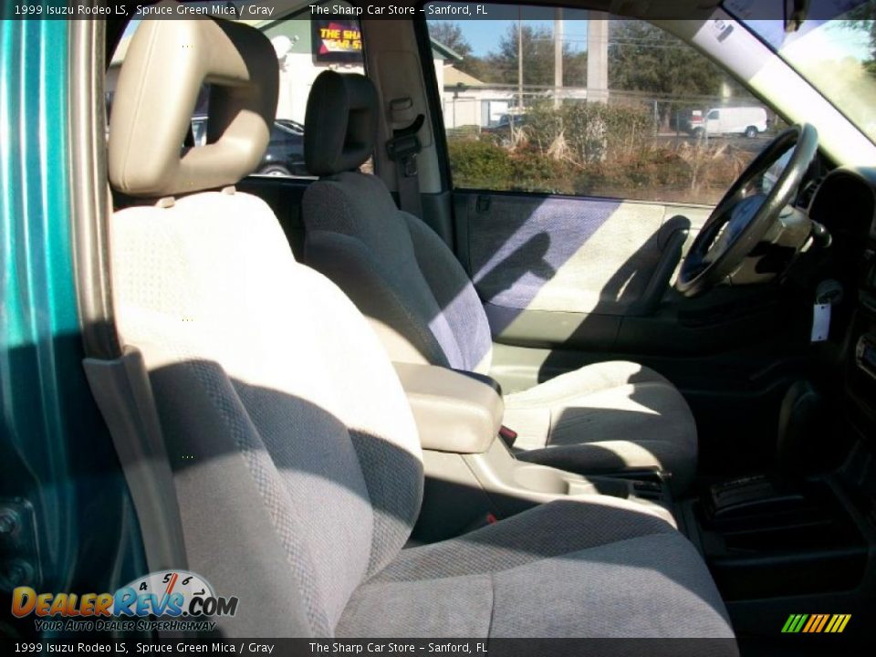 1999 Isuzu Rodeo LS Spruce Green Mica / Gray Photo #10