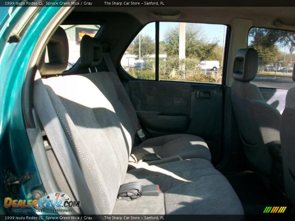1999 Isuzu Rodeo LS Spruce Green Mica / Gray Photo #11