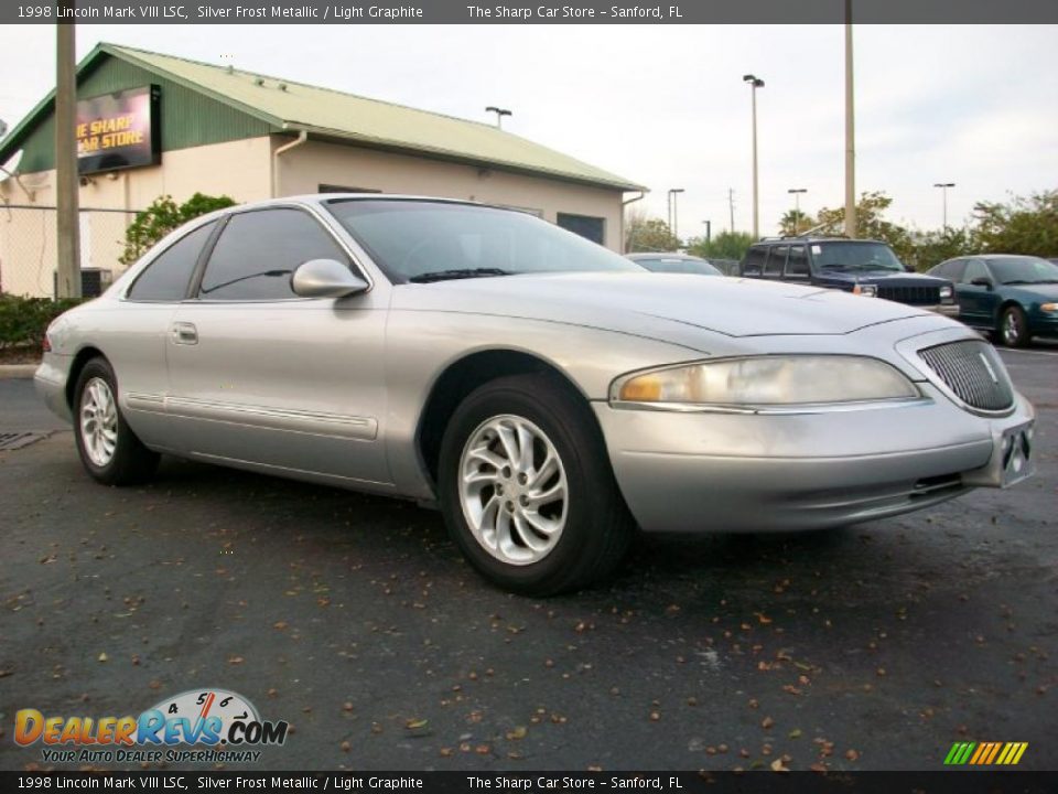 1998 Lincoln Mark VIII LSC Silver Frost Metallic / Light Graphite Photo #4