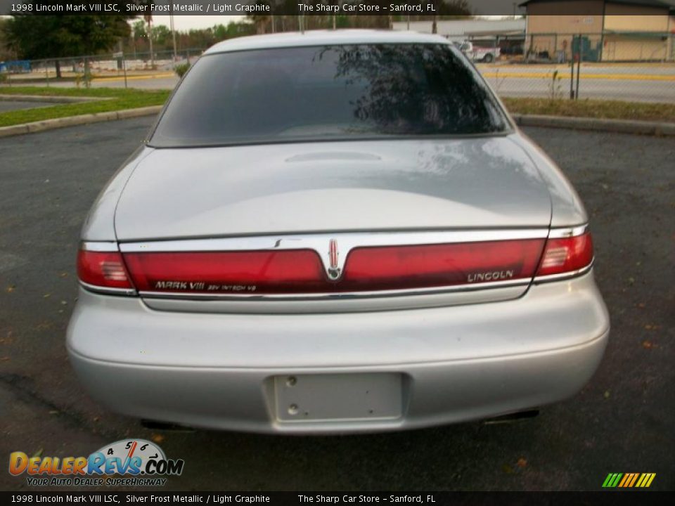 1998 Lincoln Mark VIII LSC Silver Frost Metallic / Light Graphite Photo #5
