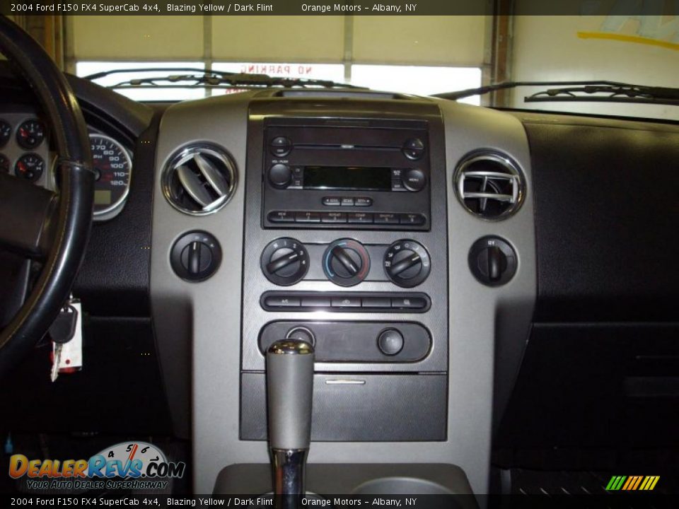 2004 Ford F150 FX4 SuperCab 4x4 Blazing Yellow / Dark Flint Photo #5