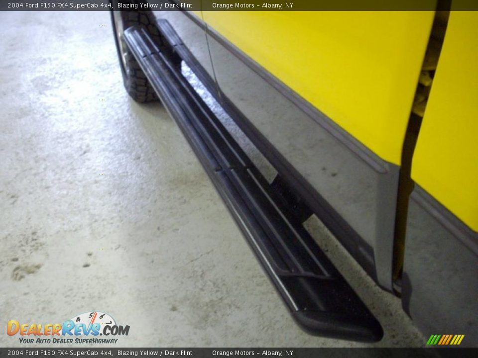 2004 Ford F150 FX4 SuperCab 4x4 Blazing Yellow / Dark Flint Photo #8