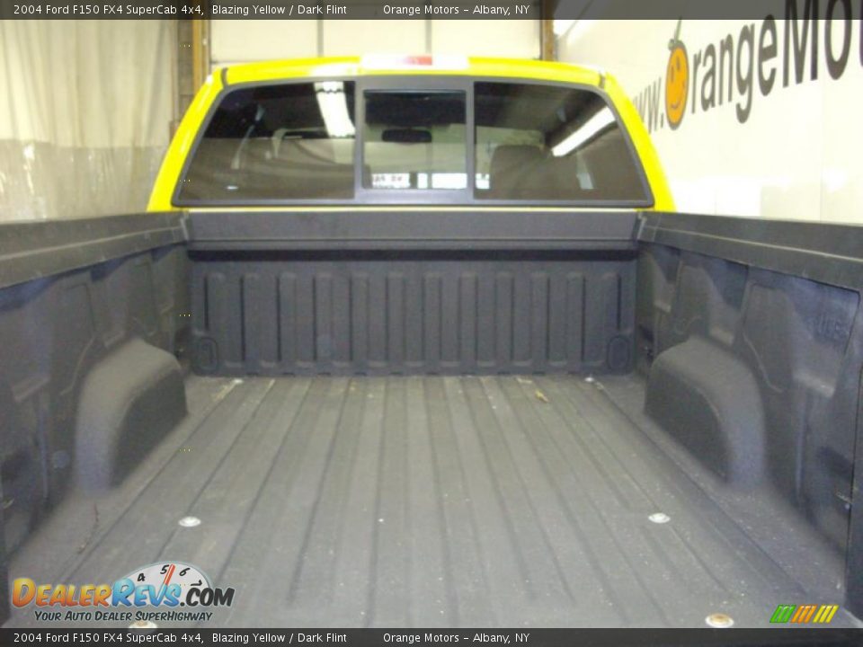 2004 Ford F150 FX4 SuperCab 4x4 Blazing Yellow / Dark Flint Photo #14