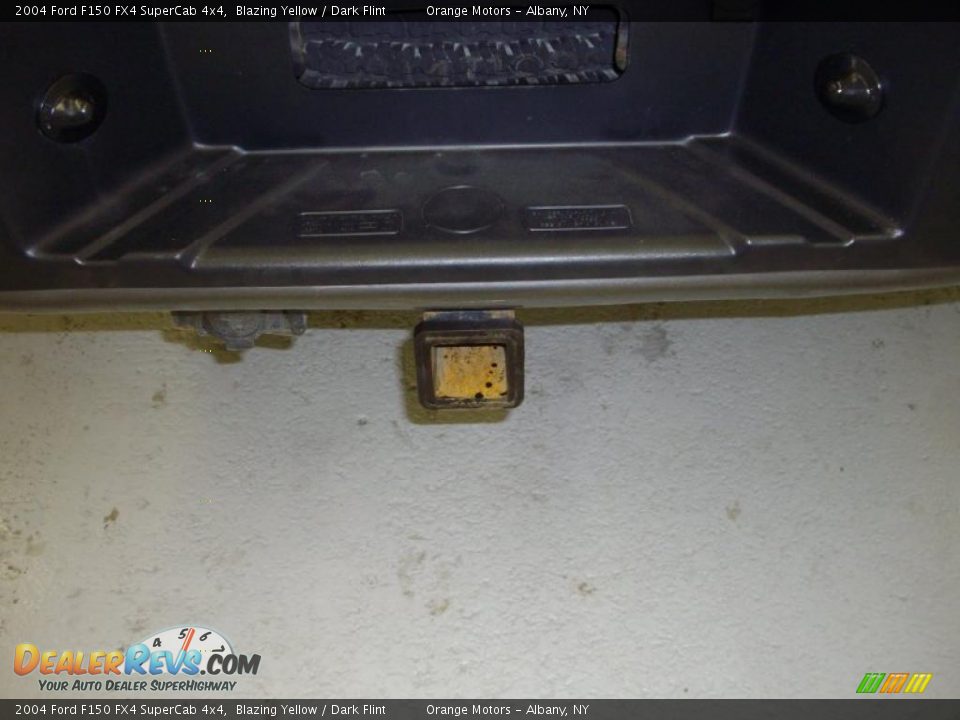 2004 Ford F150 FX4 SuperCab 4x4 Blazing Yellow / Dark Flint Photo #15