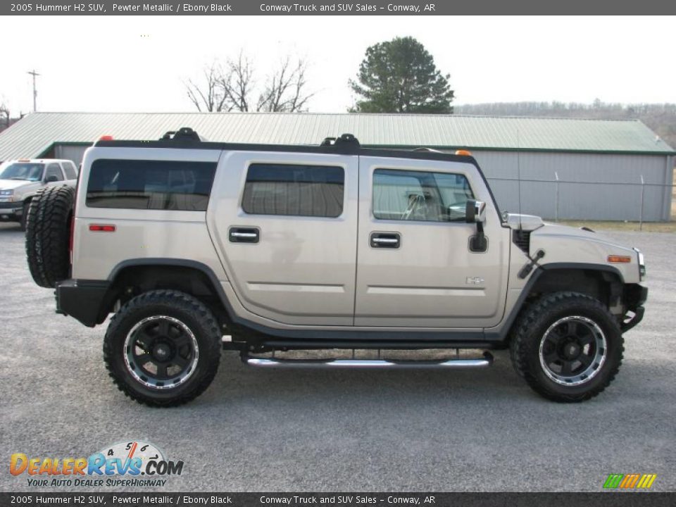 2005 Hummer H2 SUV Pewter Metallic / Ebony Black Photo #1