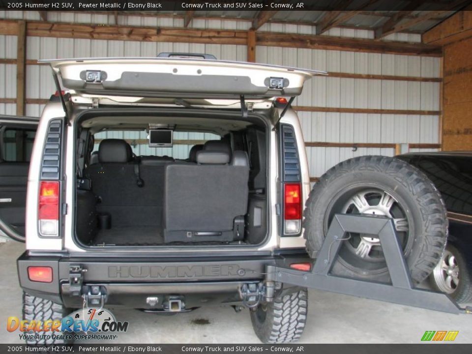 2005 Hummer H2 SUV Pewter Metallic / Ebony Black Photo #7