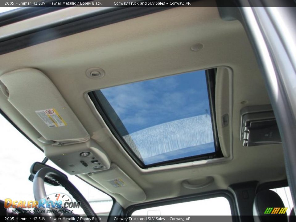 2005 Hummer H2 SUV Pewter Metallic / Ebony Black Photo #10