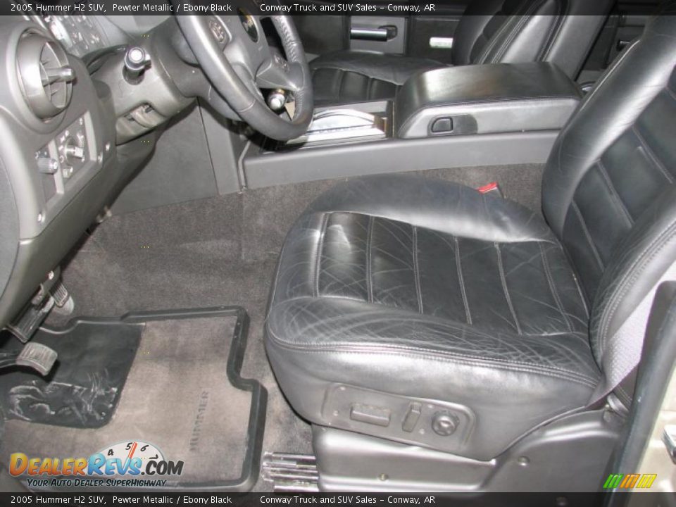 2005 Hummer H2 SUV Pewter Metallic / Ebony Black Photo #12