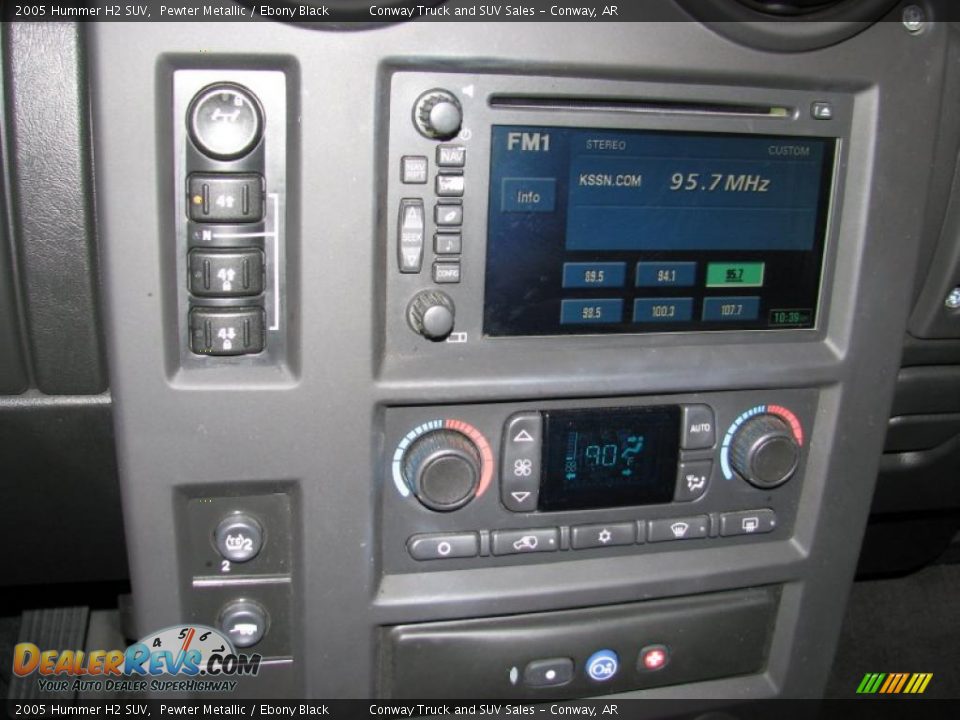 2005 Hummer H2 SUV Pewter Metallic / Ebony Black Photo #15